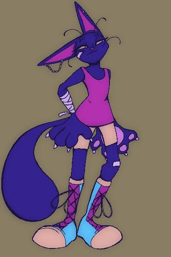 a pixelated drawing of a character of mine (digital)
